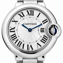 Cartier Ballon Bleu De 33MM W6920084 White Dial Watch